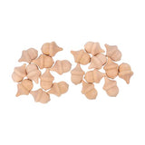BESTOYARD 20Pcs Unfinished Wooden Peg Dolls Acorn Wood Craft Farmhouse Wooden Cut Out for Thanksgiving Fall Autumn Living Room Nursery Decor BESTOYARD