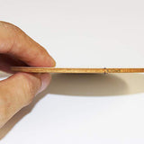 MONKEY SUN 48 Pieces 4 x 4 Inches Unfinished Round Wood Blank Coaster Bulk for Drinks, Painting, Writing, Bar, Kitchen Home Decor, DIY Craft, Party MONKEY SUN