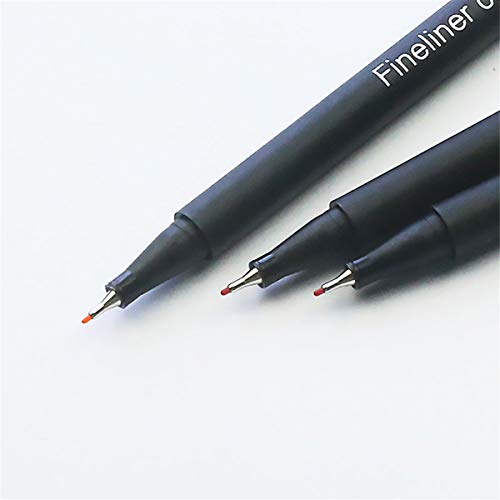 Yansanido 100 Pcs 100 Colors Fine Point Line Drawing Pens, 0.4mm of Pen Point for Painting, School and Office Supplies (100 colors) Yansanido