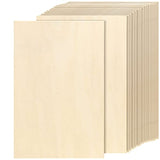 JOIKIT 24 PCS 12 x 8 x 1/16 Inch Basswood Sheets, 1.5mm Thick Unfinished Natural Balsa Wood Sheet Thin Plywood Boards for Cricut Maker, Crafts, JOIKIT