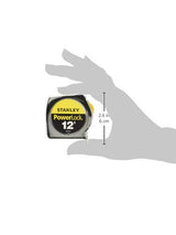 STANLEY PowerLock Tape Measure, 12-Foot (33-312) STANLEY