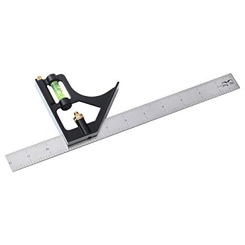 Mr. Pen- Combination Square, 12" Combo Square, Carpentry Tools, Carpenter Square, Woodworking Tools,Framing Square, T Square, T Ruler, Combination Mr. Pen