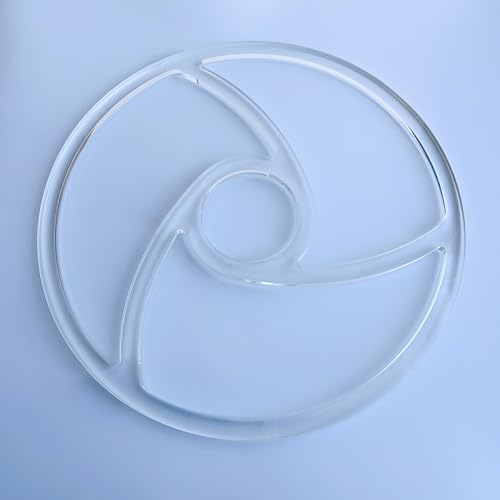 Round Spiral 4 Pockets Valet Tray Router Template, Router Jig, Woodworking Template, Craft Template Phocaea