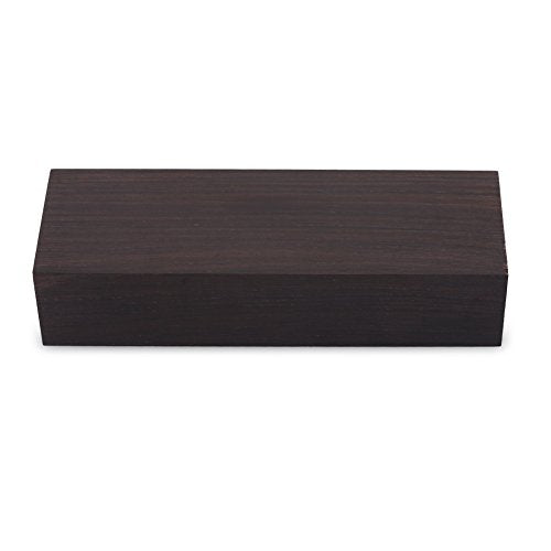 SolUptanisu Ebony Wood Lumber,1242.5 Black Ebony Gaboon Blank DIY Material Compatible with Music Instruments Tools