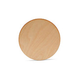 Wood Plywood Circles 4-1/2 inch, 1/8 Inch Thick, Pack of 5 Round Wood Cutouts with Rustic Burnt Edges for Crafts, by Woodpeckers Woodpeckers