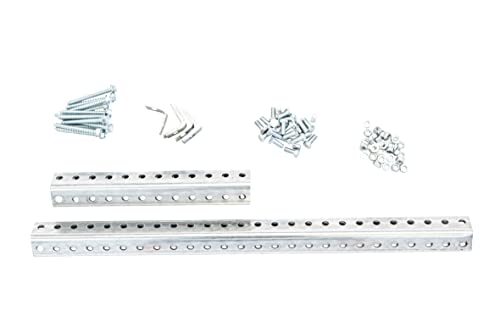 USA Overhead Racks 2ft x 4ft heavy duty overhead garage ceiling storage rack with powdercoated steel decking. wall and ceiling mounted (27"-38" USA Overhead Racks