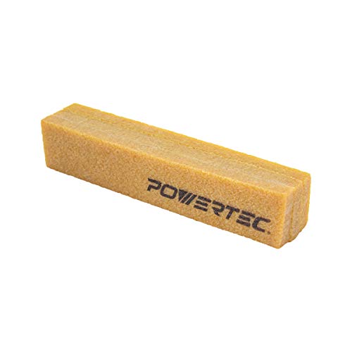 POWERTEC 71002 Abrasive Cleaning Stick for Sanding Belts & Discs | Natural Rubber Eraser - Woodworking Shop Tools for Sanding Perfection - WoodArtSupply