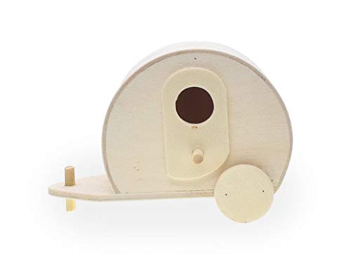 Multicraft Camper Miniature Wood for Dollhouses, Displays, Crafting, & DIY - 4.75 x 3 Inches Multicraft