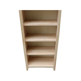 International Concepts Shaker Bookcase - 60 in H IC International Concepts
