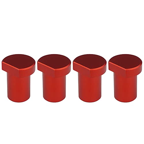 4 Pack Aluminum Alloy Bench Dogs Woodworking Clamp for 3/4 Inch (19mm) Dog Hole (Red) DDWT