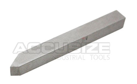 Accusize Industrial Tools 1/4'' 8 Pc H.S.S. Tool Bit Set, Pre-Ground for Turning and Facing Work, 2662-2001 Accusize Industrial Tools