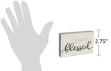 Poor Boy Woodworks Mini Wood Block Sign (Simply Blessed) Poor Boy Woodworks
