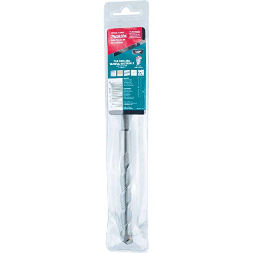 Makita B-69054 1/2" x 6" Multi-Purpose Bit, 1/4" Hex Shank - WoodArtSupply