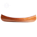 Wooden Canoe with Ribs, 6-Feet for Display Wooden Boat USA
