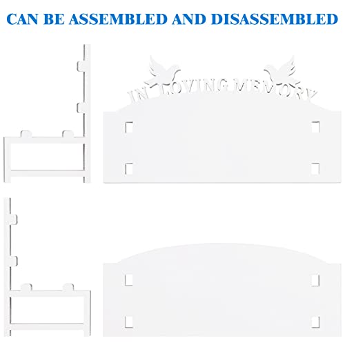 Tofficu Sublimation Blank Bench DIY Sublimation Chair Blanks Decor Nautical Beach Themed Picture Frame for Tabletop Home Decor Bird in Loving Memory Tofficu