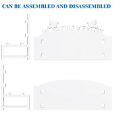 Tofficu Sublimation Blank Bench DIY Sublimation Chair Blanks Decor Nautical Beach Themed Picture Frame for Tabletop Home Decor Bird in Loving Memory Tofficu