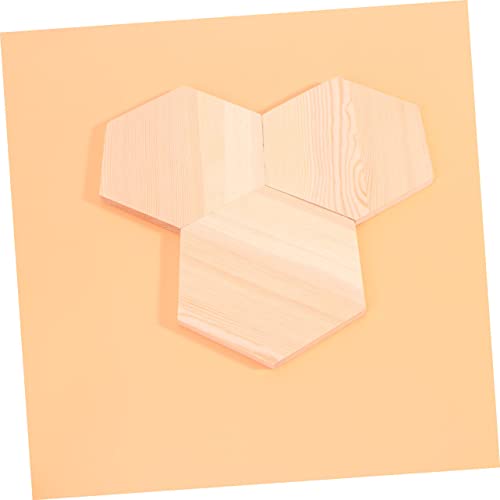 COHEALI 20 Pcs Unfinished Wood Cutout Shapes Ornament Kits for Kids Wood Cutouts for Crafts Unfinished Wood Cutouts Unfinished Wood Shapes Wood