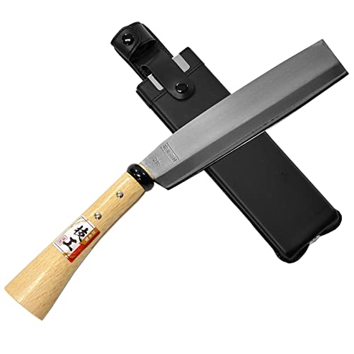 KAKURI Japanese NATA Tool Knife 8.2" Made in Japan, Bushcraft Hatchet Axe with Sheath for Camping, Outdoor, Campfire, Gardening KAKURI