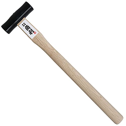 KAKURI Chisel Hammer 8 oz (225g) Japanese Woodworking Carpenter Hammer for Chisel, Plane, Nail, Heavy Duty Japanese Carbon Steel Round Head Black, KAKURI