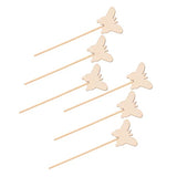 Toyvian 12 Pcs Wand Diy Princess Wand Kit Unfinished Fairy Wands Butterfly Wand Fairy Wand Crafts Diy Painting Toys Kids Princess Diy Fairy Wand Toyvian