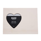 24 Pack: Unfinished Wood Heart Frame by Make Market® Make Market