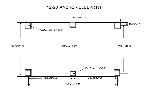 Kozyard Alexander 12' X 20' Hardtop Gazebo, Aluminum Metal Gazebo with Galvanized Steel Double Roof Canopy, Curtain and Netting, Permanent Gazebo Kozyard