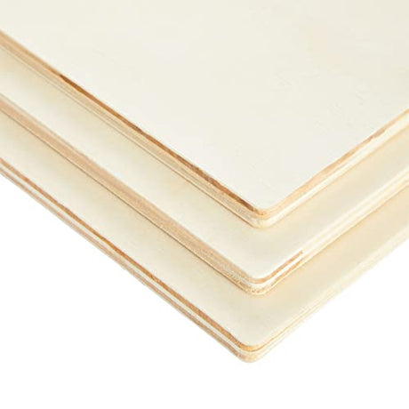 Juvale 6 Pack Rectangle Wooden Boards for Wood Burning, Unfinished Wood Planks, Rectangle Wood Pieces for Crafts, Panels for Painting, Art, DIY Juvale