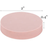 Tosnail 30 Pack 2" Round Rubber Stamp Carving Blocks, Soft Rubber for Craft Project, Great for Beginners and Professional - Pink Tosnail