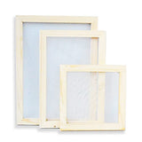 Cayway 11 Pack Paper Making Screen Kit Include 5 PCS Wooden Paper Making Mold Frame, Dried Flowers, Replace Mesh Cloth, Spoon Stirrer and Tweezers Cayway