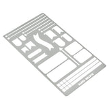Aleks Melnyk No.62 Metal Stencil for Bullet Journaling, Bookmark, Planning, Drawing, Banners, Lines, Lists, Planner Stamps, Habit Tracker, Dot Aleks Melnyk