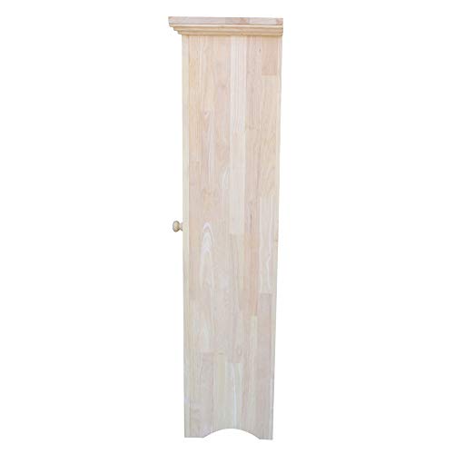 IC International Concepts Single Jelly Cabinet, 51-Inch, Unfinished IC International Concepts