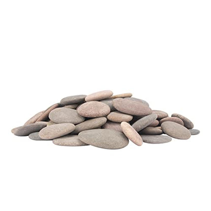 [About 95 PCS - 100 PCS](18 Pounds) Painting Rocks,River Rocks,2.2"-3.5" Craft Rocks,Flat Rocks,DIY Stones,Smooth Rocks,Rock Painting,Rocks for Arts - WoodArtSupply