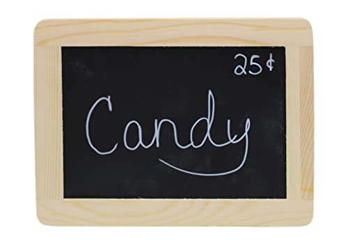 Creative Hobbies® Synthetic Chalkboard with Unfinished Wood Frame, 4 x 6 Inch -Pack of 6 Chalkboards Creative Hobbies