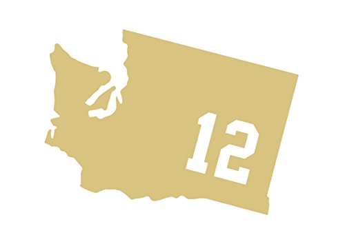 Washington with 12 Cutout Unfinished Wood Sports Theme State MDF Shape Canvas Style 1 (22") - WoodArtSupply