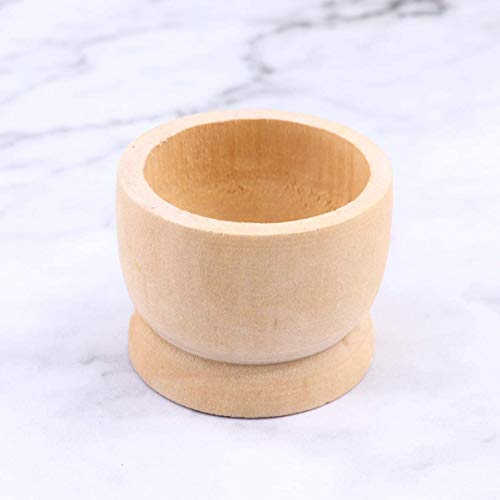 12-Pack Wooden Egg Cup Holders Unfinished Wooden Egg Stands for Kids Craft Easter Birthday Baby Shower Party Supplies - WoodArtSupply