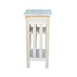 International Concepts Mission Telephone Stand, Unfinished IC International Concepts