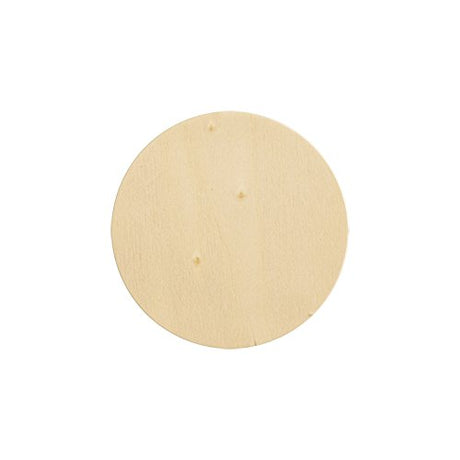 Natural Unfinished Round Wood Circle Cutout 5 Inch - Bag of 25 Craftparts Direct
