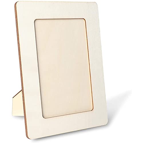 Bright Creations Wooden Picture Frame for 4 x 6 Inch Photos (4 Pack) Bright Creations