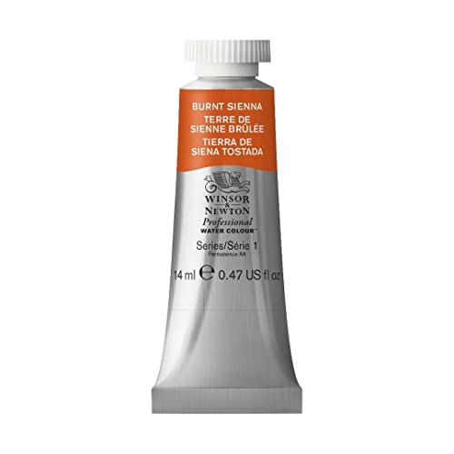 Winsor & Newton Professional Watercolor, 14ml (0.47-oz) Tube, Burnt Sienna Winsor & Newton