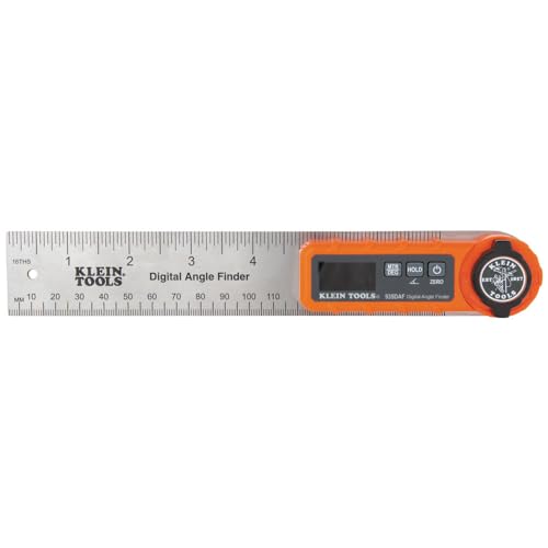 Klein Tools 935DAF Digital Angle Finder, Precision Measurements, Miter Saw Protractor Angle Calculation and Portable Design - WoodArtSupply