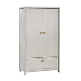 Sauder Dover Edge Bedroom Armoire with Drawer, L: 34.17" x W: 21.18" x H: 60.04", Glacier Oak Finish Sauder