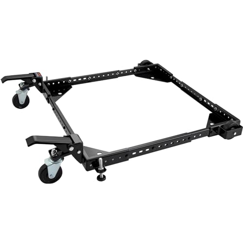 VEVOR Adjustable Universal Mobile Base 700 LBS Load-Bearing Capacity Heavy-Duty Mobile Base Rolling Mobile Base with Locking Levers, Used for VEVOR