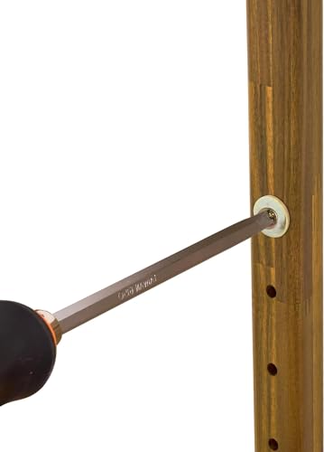 Bme Ethan King Wood Headboard - Rustic Dark Brown Acacia with Herringbone Design for King or Queen Beds Bme