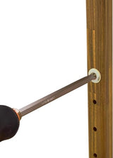 Bme Ethan King Wood Headboard - Rustic Dark Brown Acacia with Herringbone Design for King or Queen Beds Bme