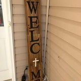 Unfinished Wood Cross Shape - Easter - Christian - Craft - up to 24" DIY 8" / 1/2" 24 Hour Crafts