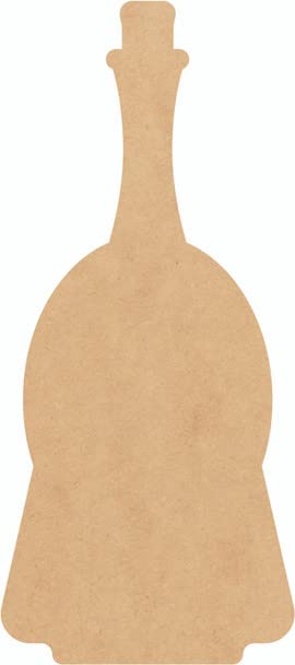 Potion Bottle Wooden 15" Shape, Unfinished 1/8" MDF Halloween Wood Potion Bottle Cutout NEXTCraft
