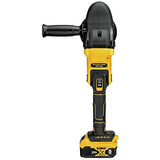 DEWALT 20V MAX* XR Cordless Polisher Kit, Variable-Speed, Random Orbit, 5-Inch (DCM848P2) DEWALT