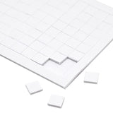 Juvale 12 Pack Small White Adhesive Foam Squares 3D Effect for DIY Crafts, Decoration, Greeting Cards, Scrapbooking, Dual-Adhesive Mounts, Backing Juvale