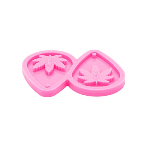 Small Leaf Shape Earring Silicone Molds for Making Resin Jewelry Epoxy Resin Molds Earring Jewelry Resin Silicone Casting Molds for DIY Women