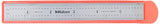 Mitutoyo 182-105, Steel Rule, 6" X 150mm, (1/32, 1/64", 1mm, 1/2mm), 3/64" Thick X 3/4" Wide, Satin Chrome Finish Tempered Stainless Steel Mitutoyo